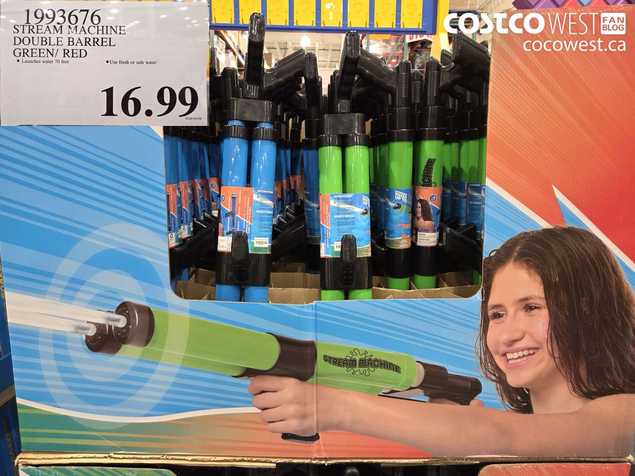 STREAM MACHINE DOUBLE BARREL GREEN/ RED