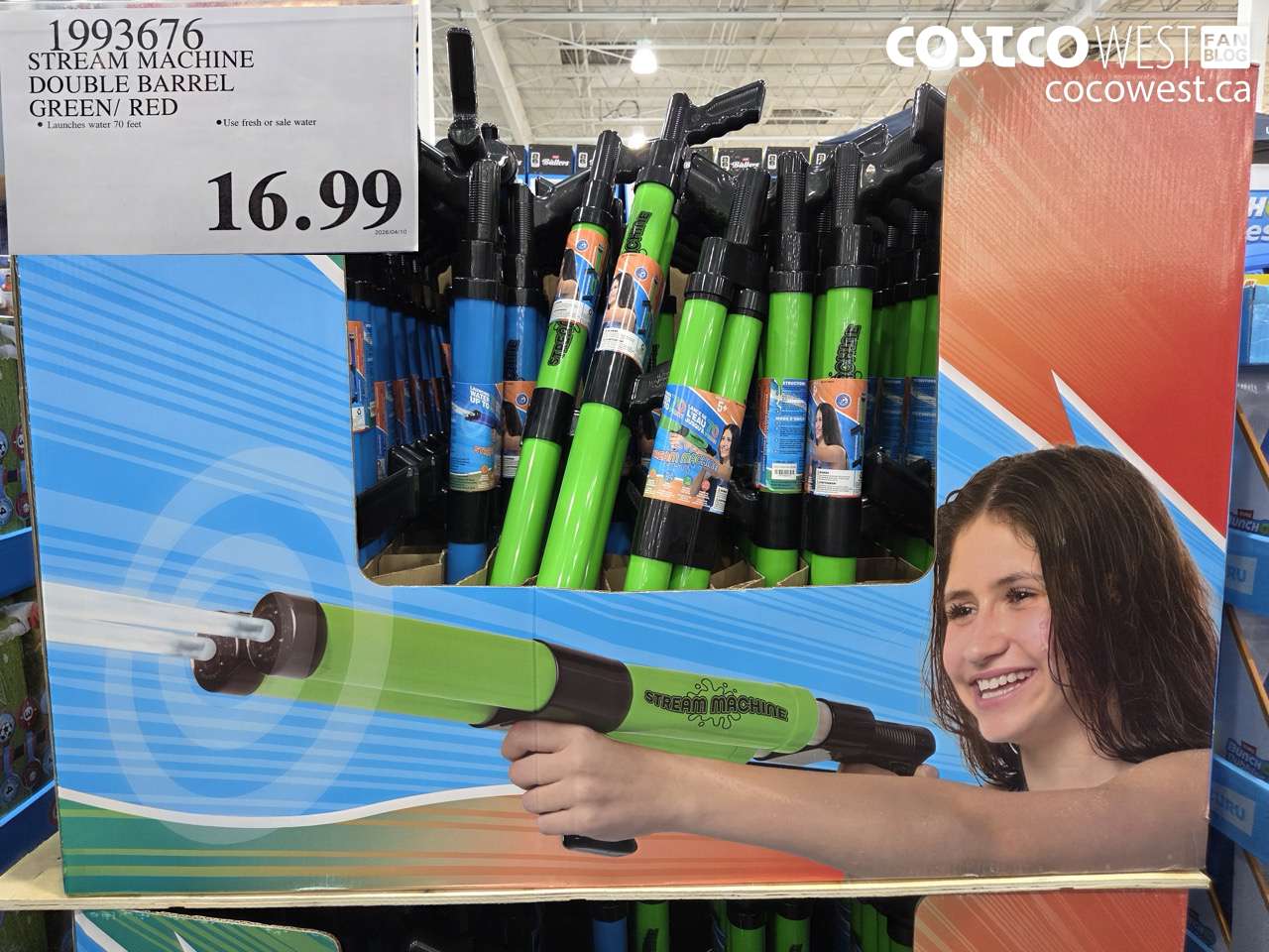 stream machine double barrel green red