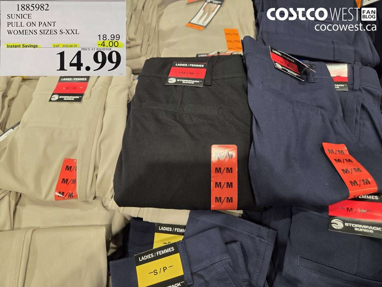 SUNICE PULL ON PANT WOMENS SIZES S-XXL