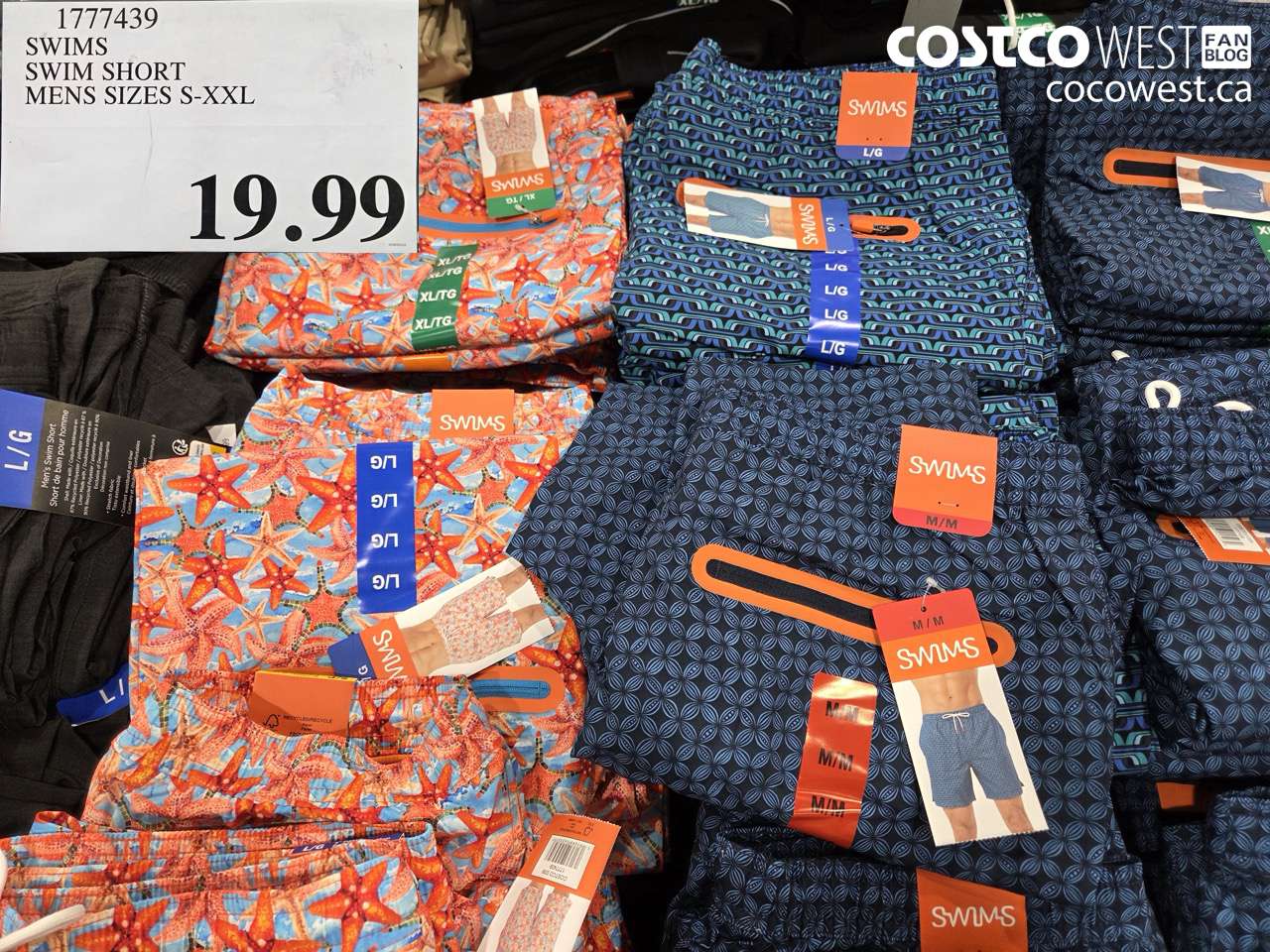 SWIMS SWIM SHORT MENS SIZES S-XXL