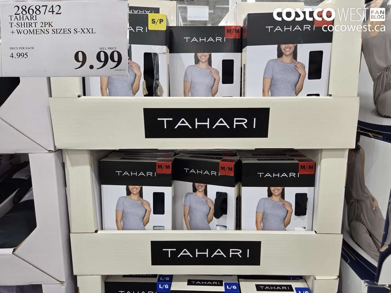 TAHARI T-SHIRT 2PK WOMENS SIZES S-XXL