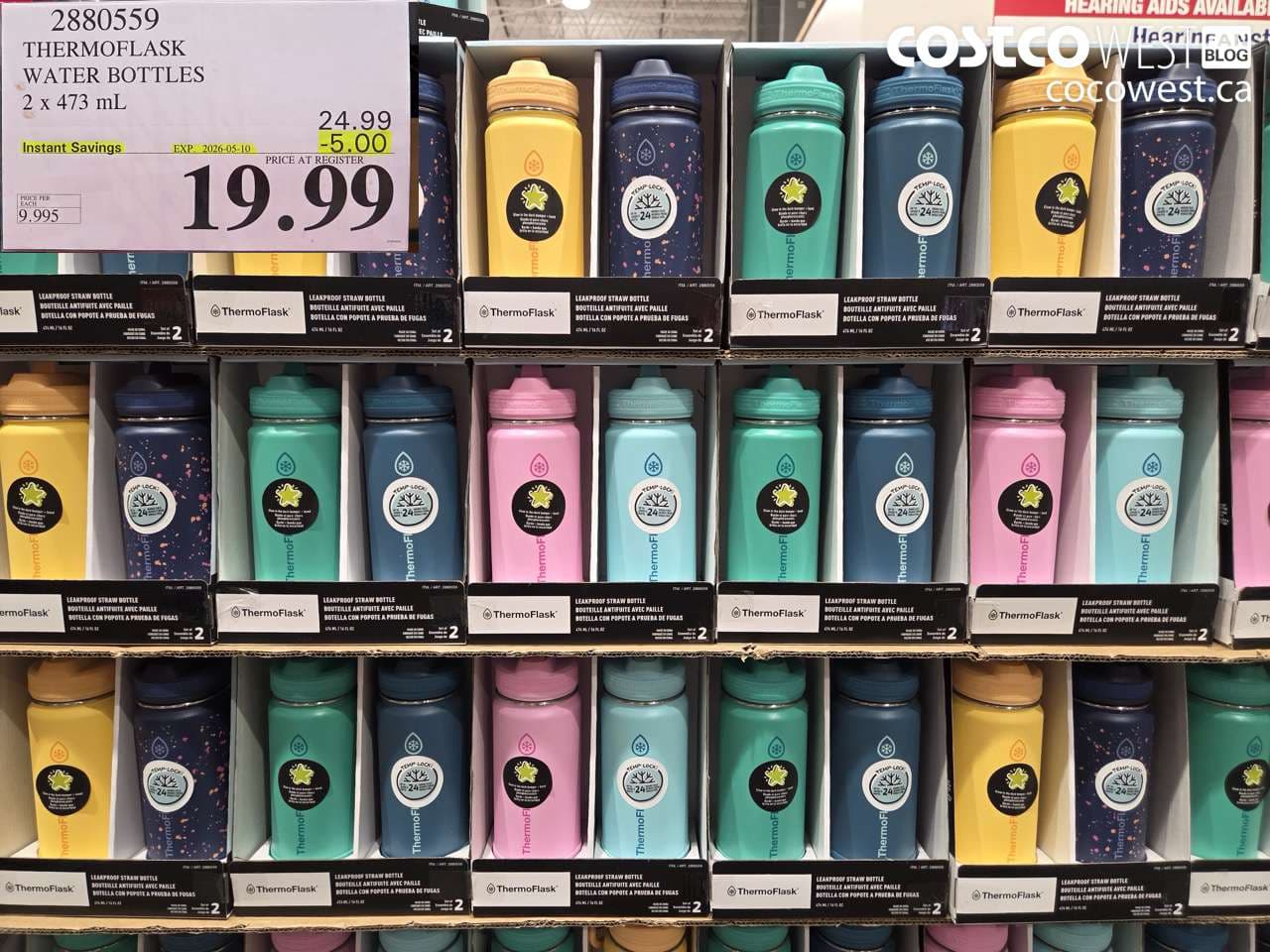 thermoflask water bottles 2 x 473 ml