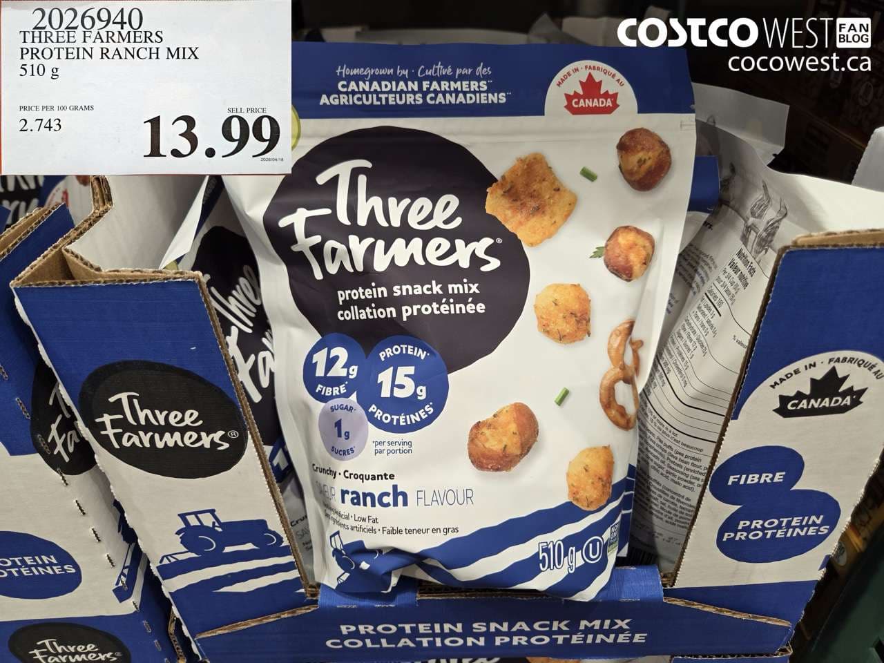 three farmers protein ranch mix 510 g