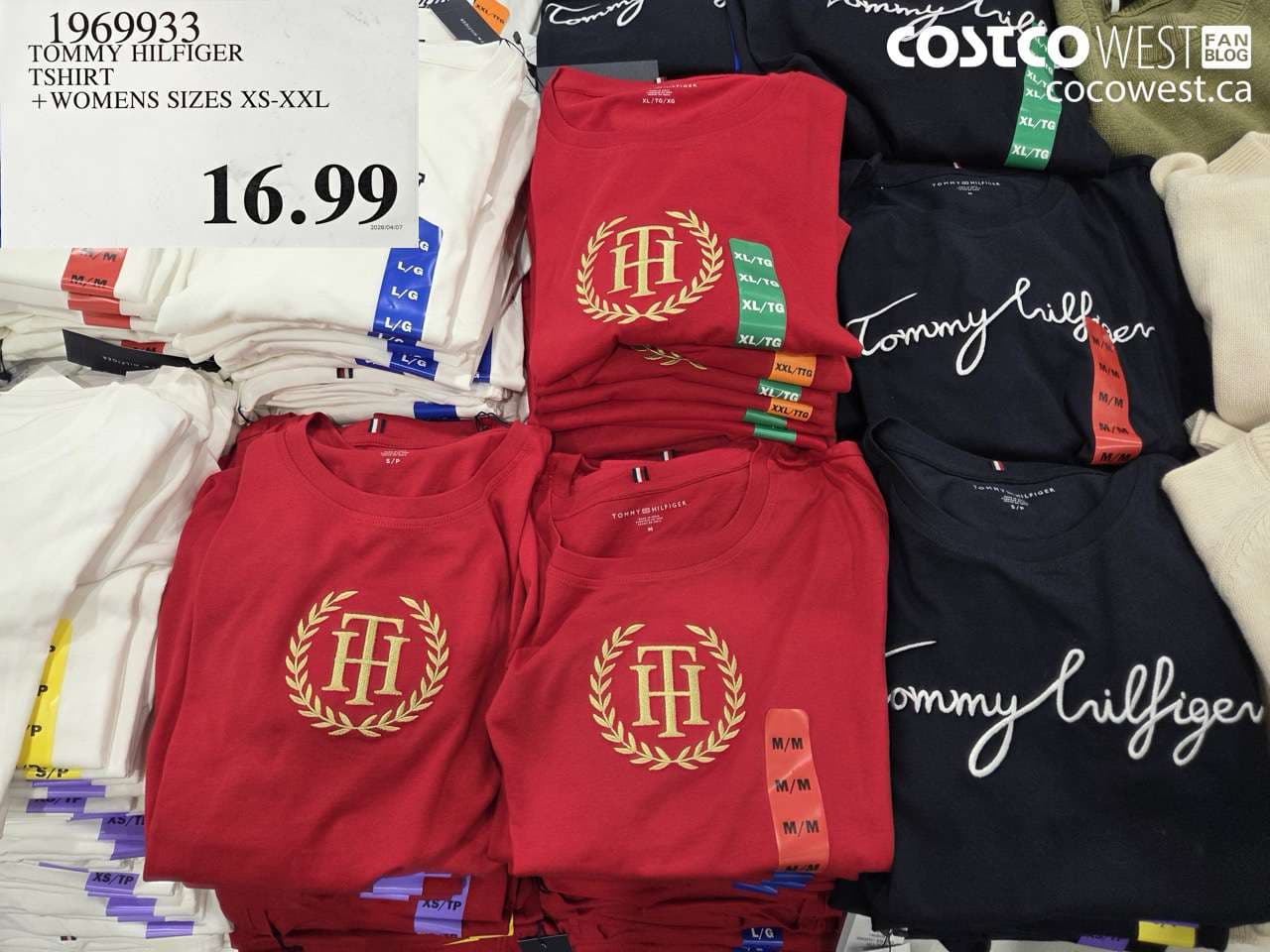 TOMMY HILFIGER TSHIRT + WOMENS SIZES XS-XXL