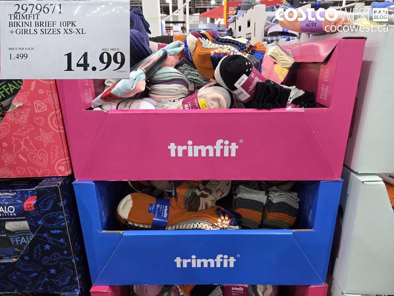 TRIMFIT BIKINI BRIEF 10PK + GIRLS SIZES XS-XL