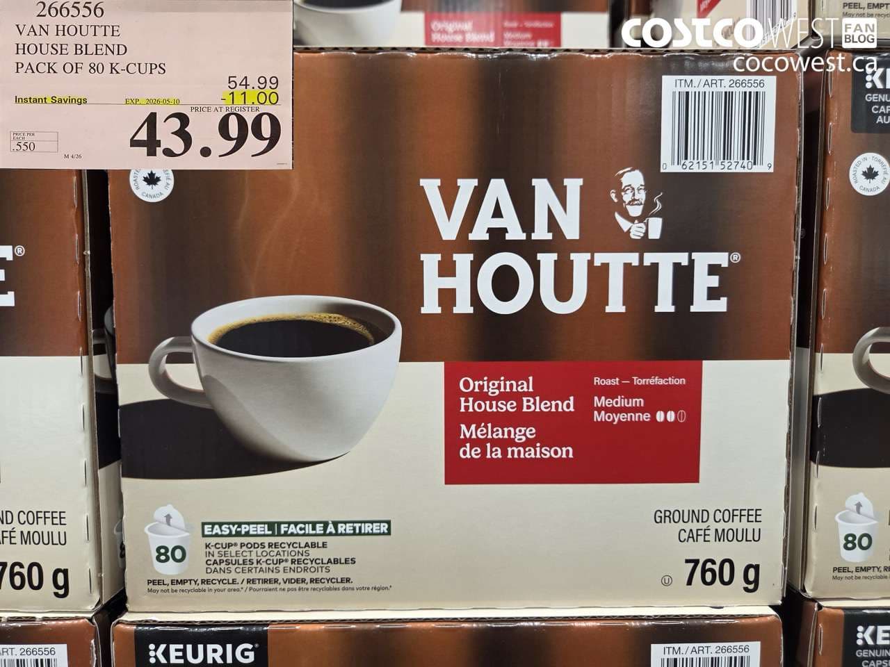 van houtte house blend pack of 80 kcups