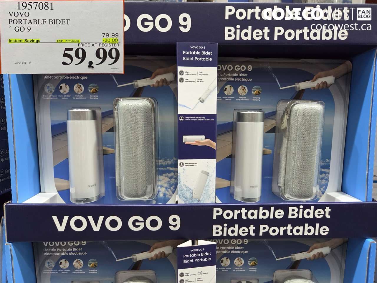 VOVO PORTABLE BIDET GO 9