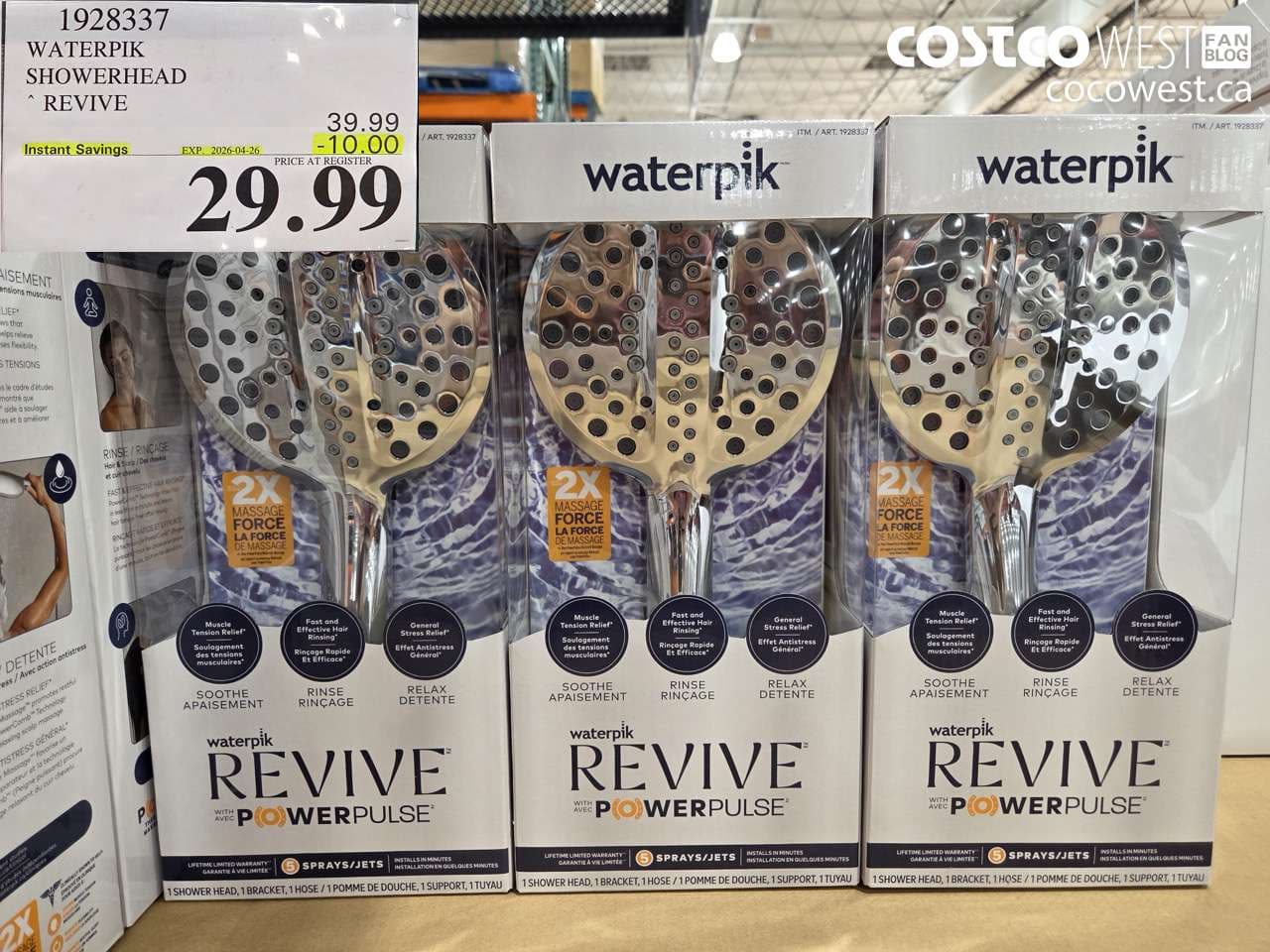 waterpik showerhead revive