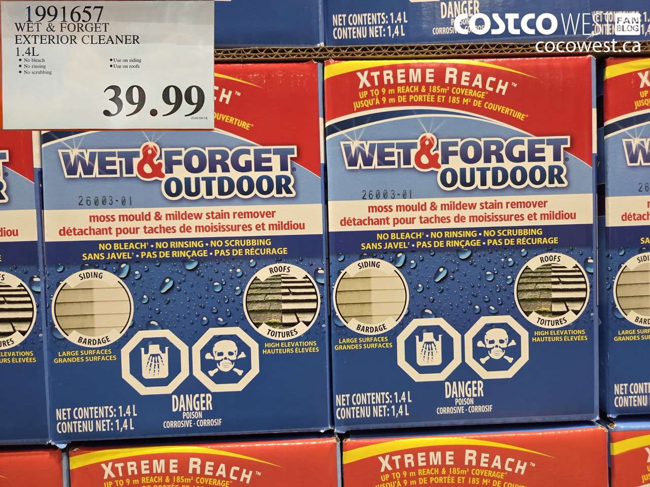 WET & FORGET EXTERIOR CLEANER 1.4L