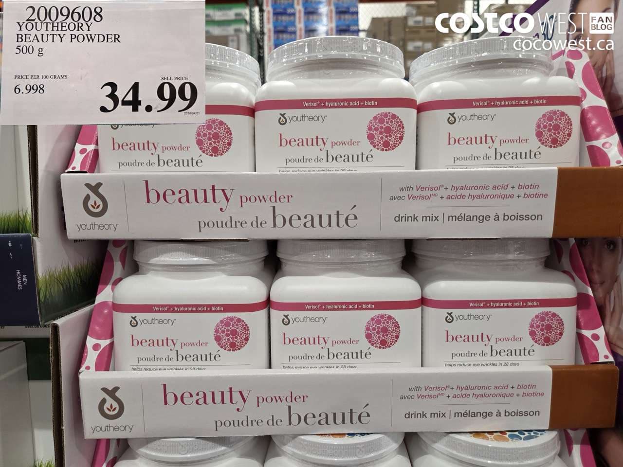 YOUTHEORY BEAUTY POWDER 500 G