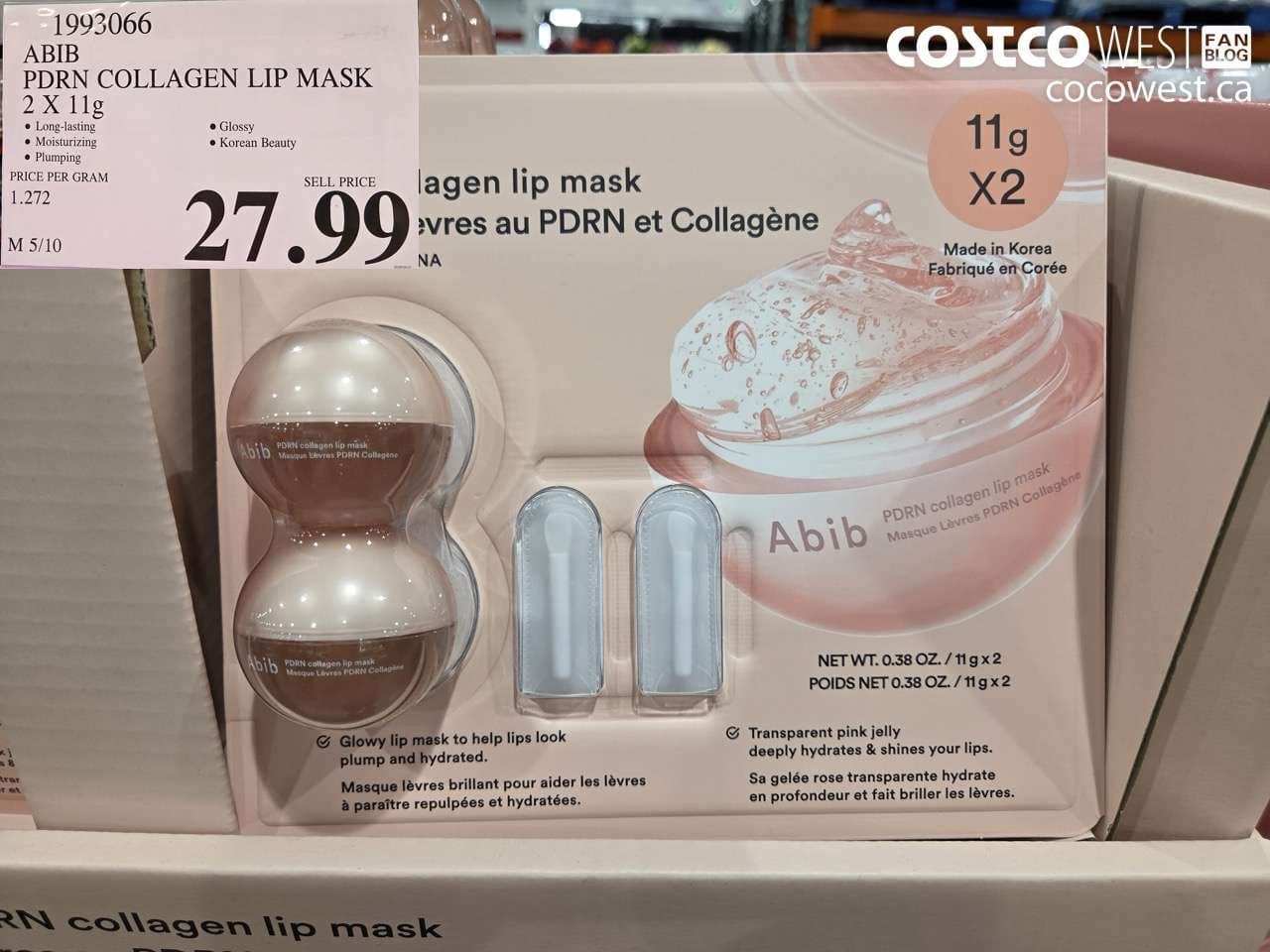 ABIB PDRN COLLAGEN LIP MASK 2 X 11g