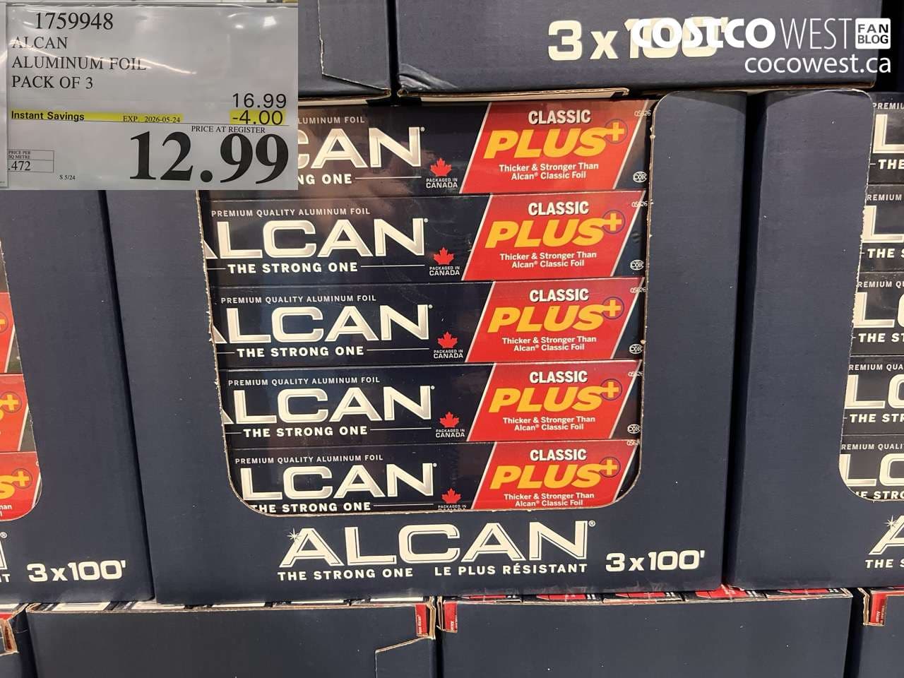 alcan aluminum foil pack of 3