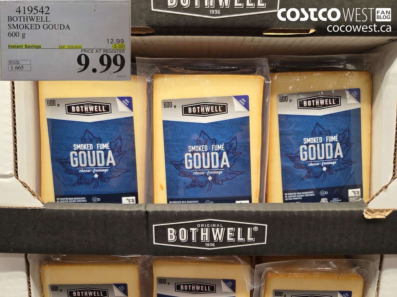 BOTHWELL SMOKED GOUDA 600 G