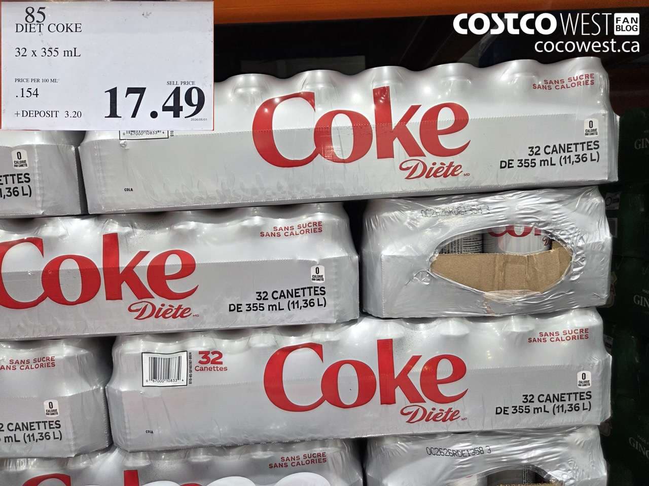 DIET COKE 32 X 355 ML