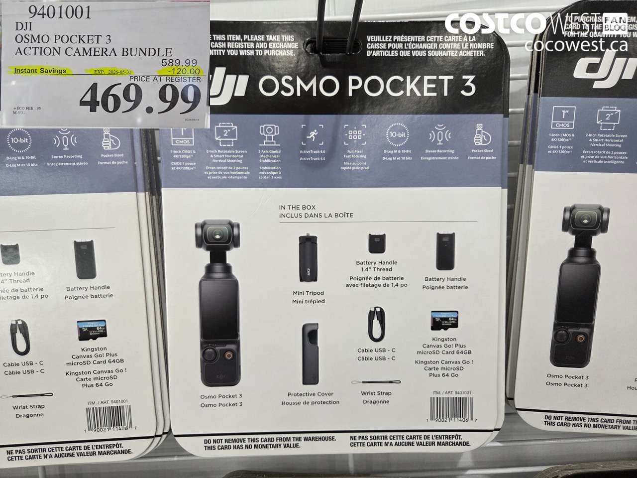 dji osmo pocket 3 action camera bundle