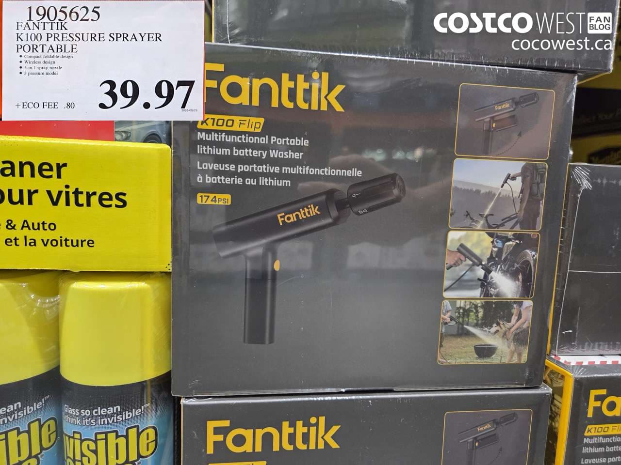 FANTTIK K100 PRESSURE SPRAYER PORTABLE