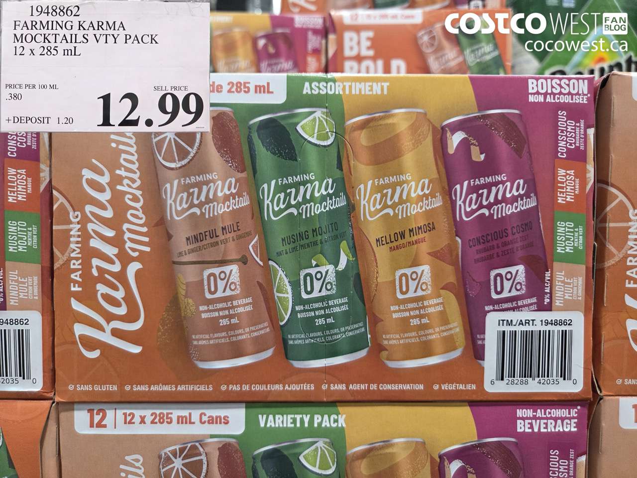 FARMING KARMA MOCKTAILS VTY PACK 12 X 285 ML