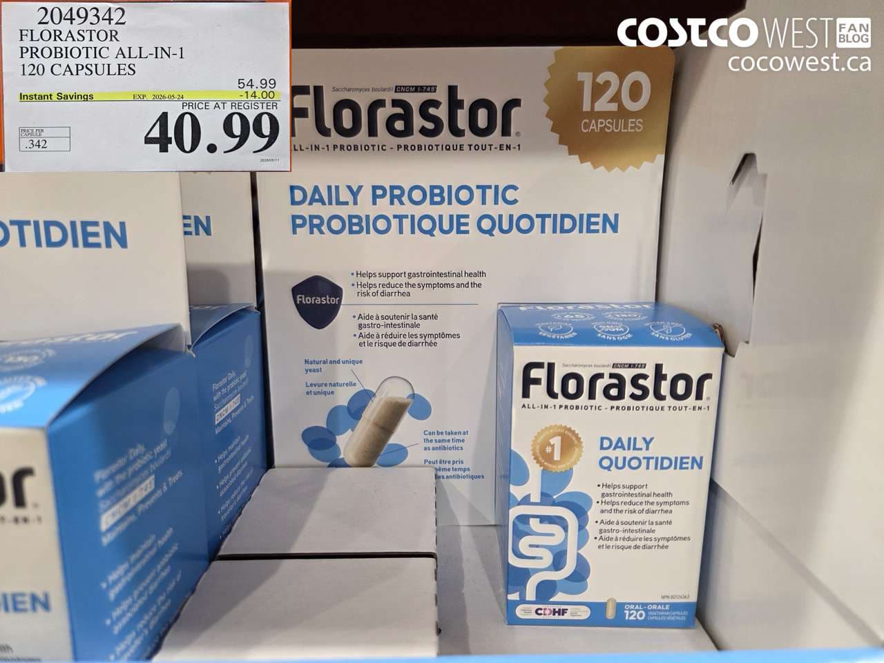 FLORASTOR PROBIOTIC ALL-IN-1 120 CAPSULES