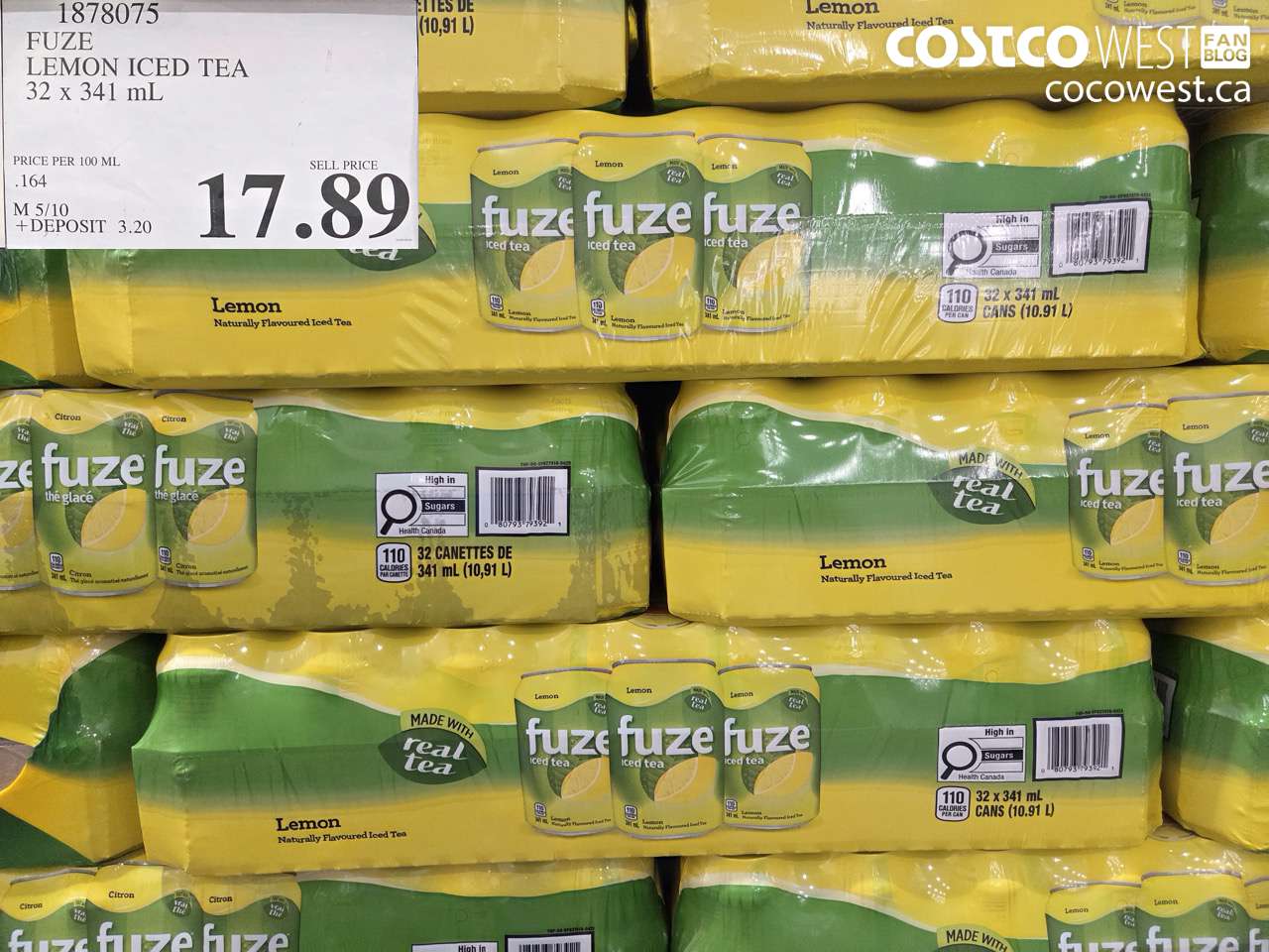 FUZE LEMON ICED TEA 32 X 341 ML