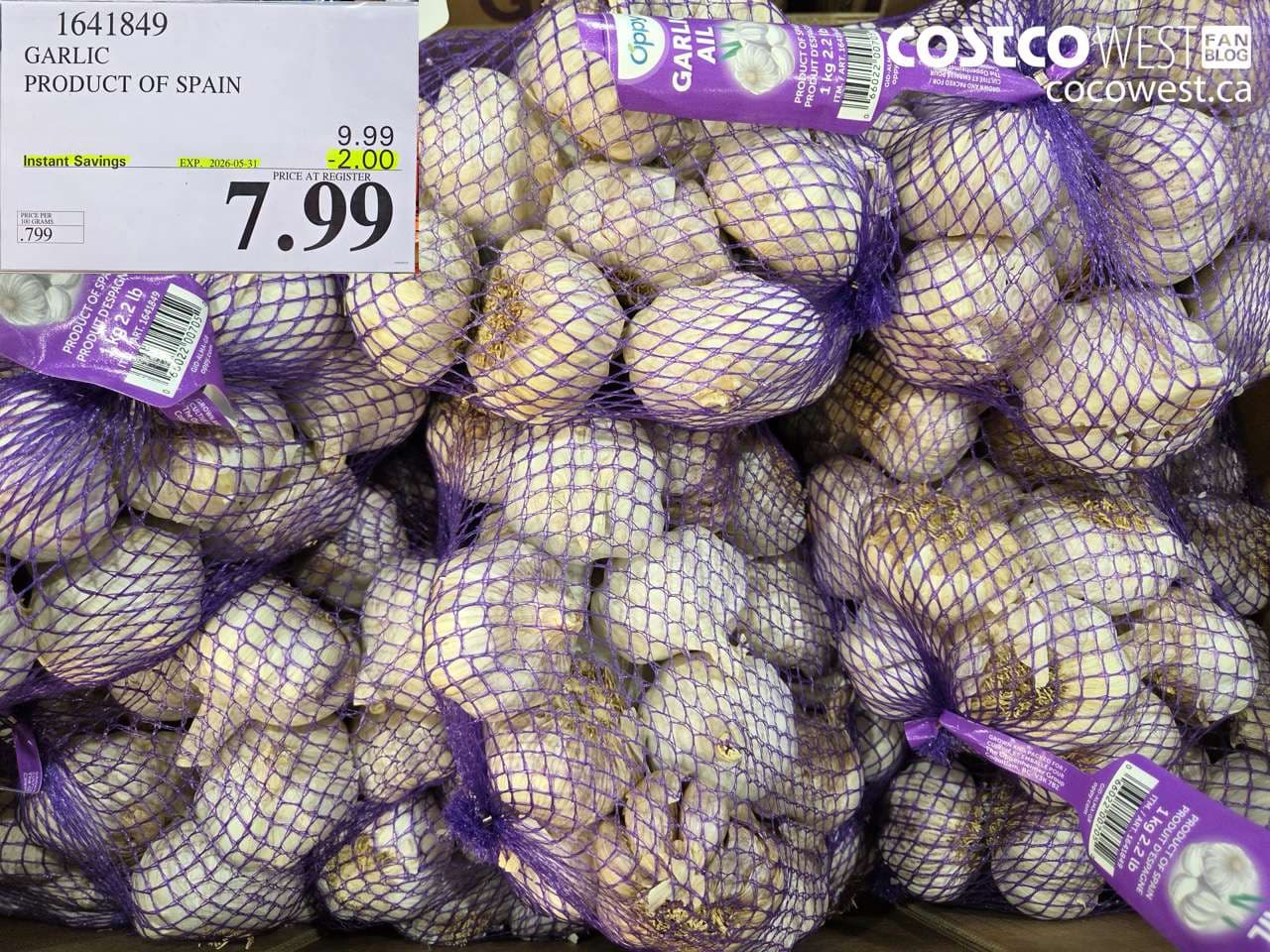 GARLIC PRODUCT OF SPAIN