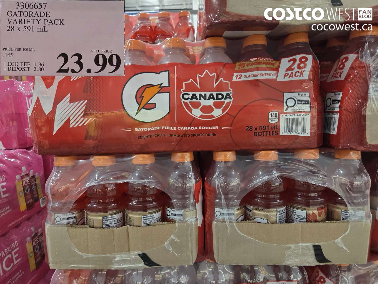 GATORADE VARIETY PACK 28 x 591 ML