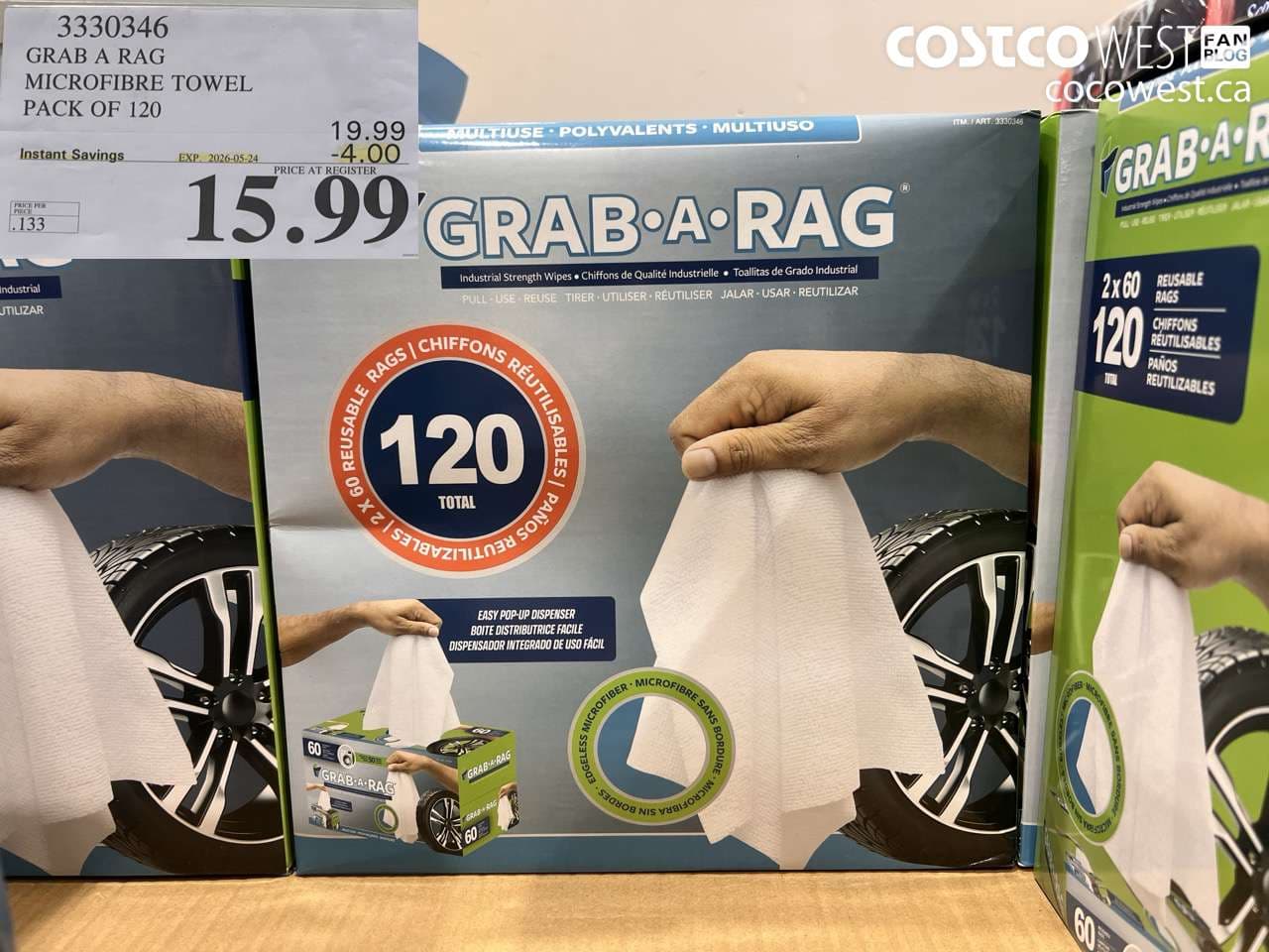 grab a rag microfibre towel pack of 120