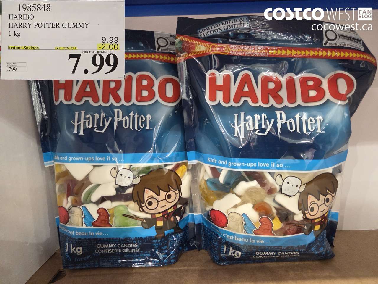 haribo harry potter gummy 1 kg