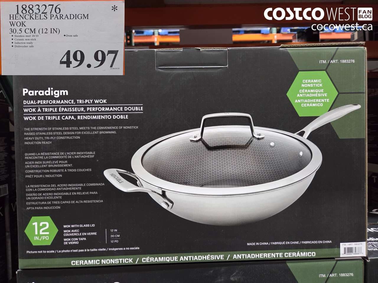 henckels paradigm wok 305 cm 12 in