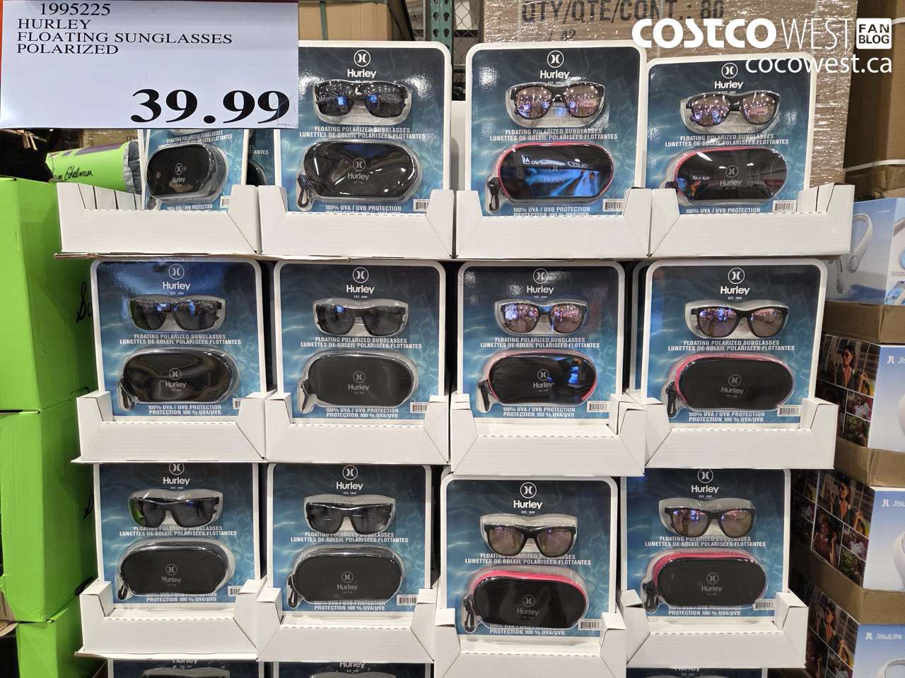 HURLEY FLOATING SUNGLASSES POLARIZED