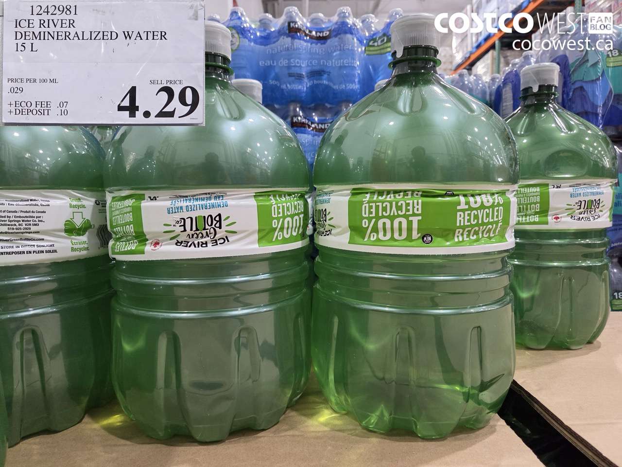ICE RIVER DEMINERALIZED WATER 15 L