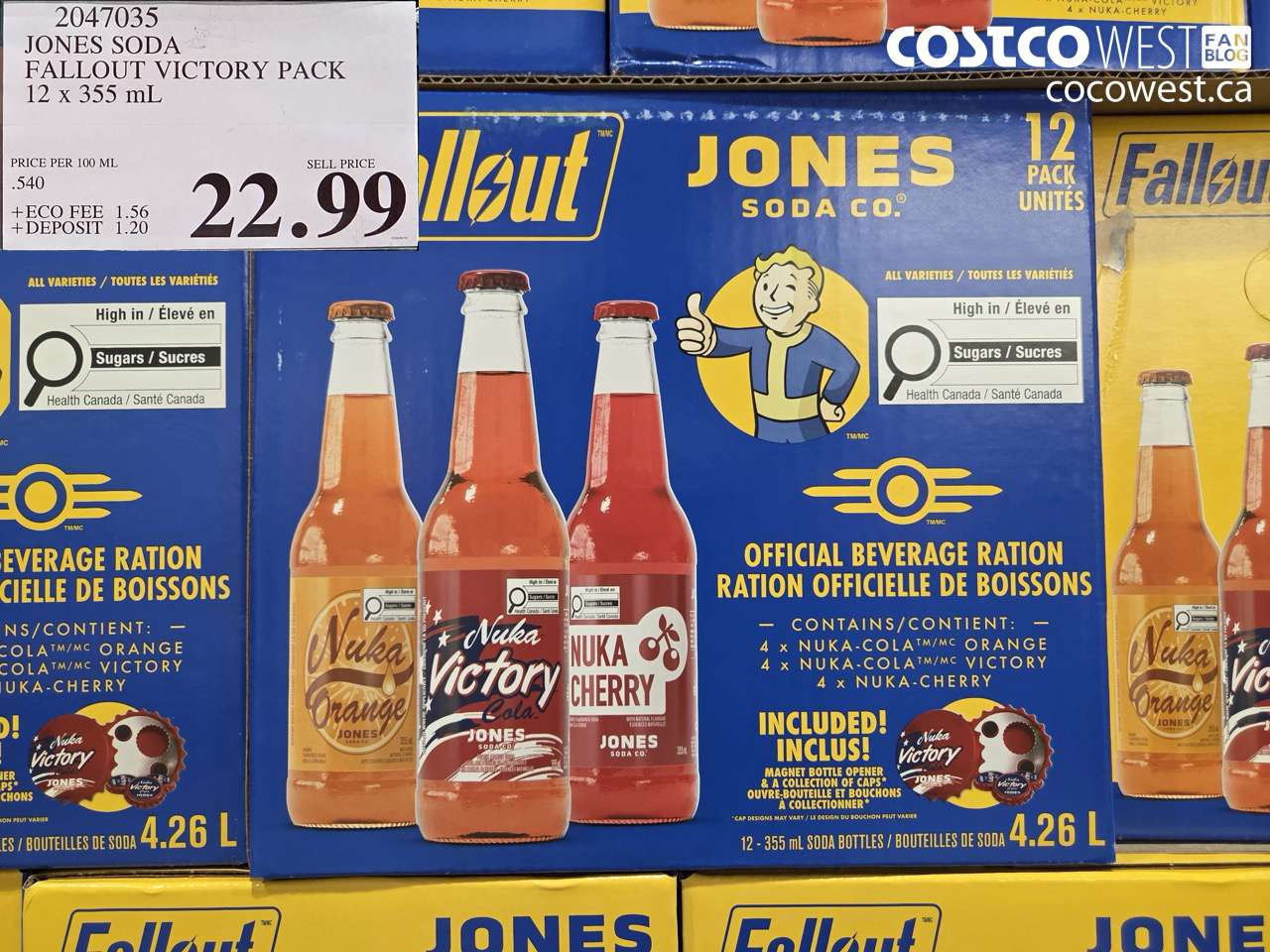 JONES SODA FALLOUT VICTORY PACK 12 X 355 ML