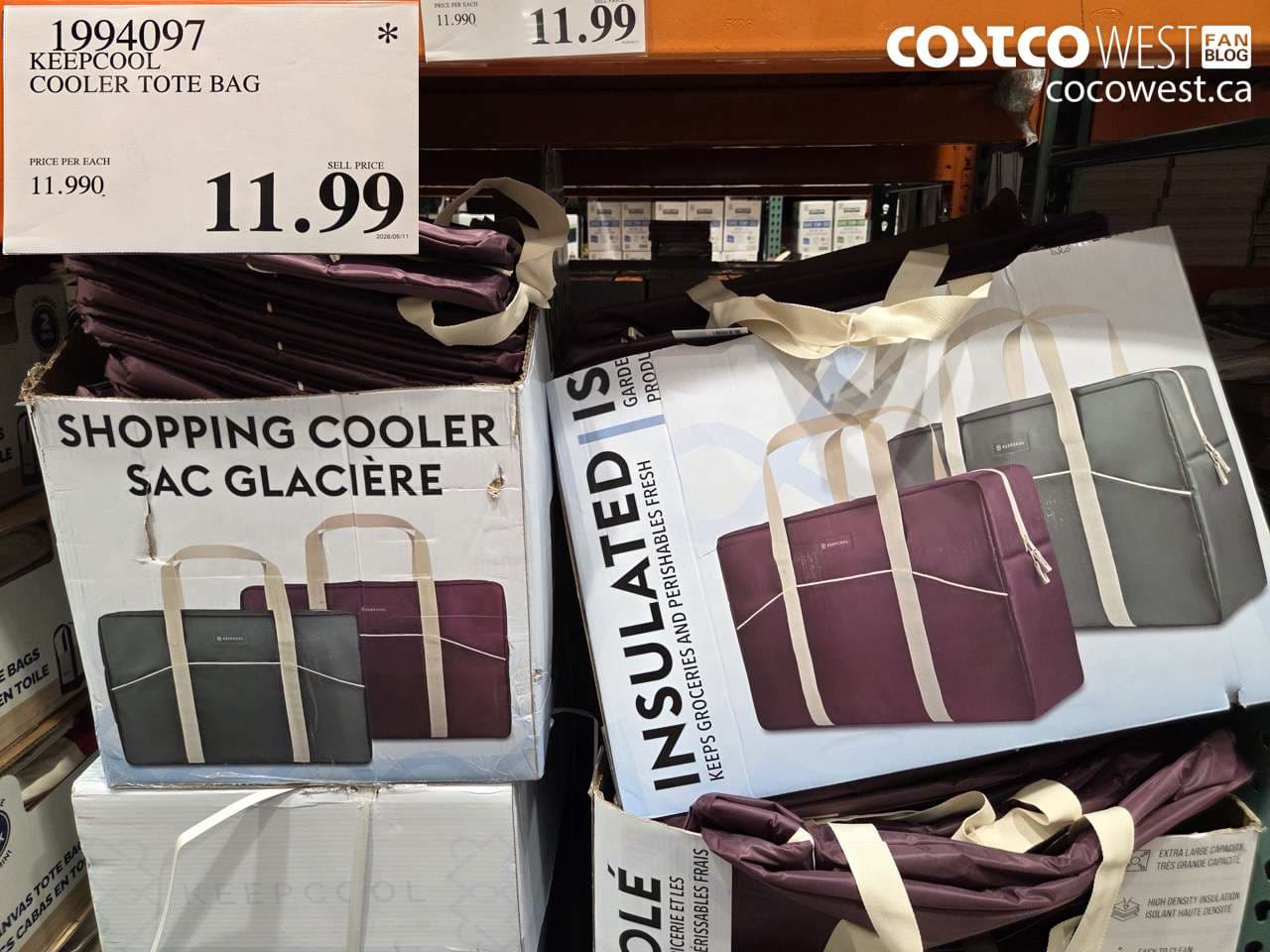 keepcool cooler tote bag