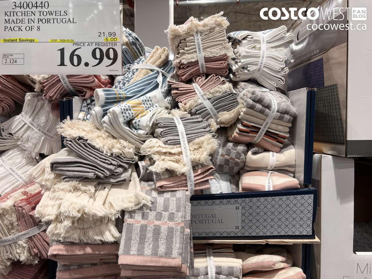 kitchen towels made in portugal pack of 8
