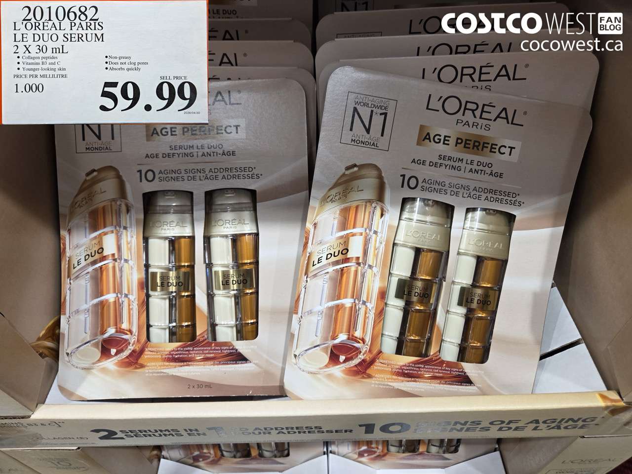 L’ORÉAL PARIS LE DUO SERUM 2 X 30 ML