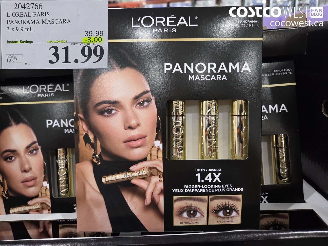 L’OREAL PARIS PANORAMA MASCARA 3 X 9.9 ML
