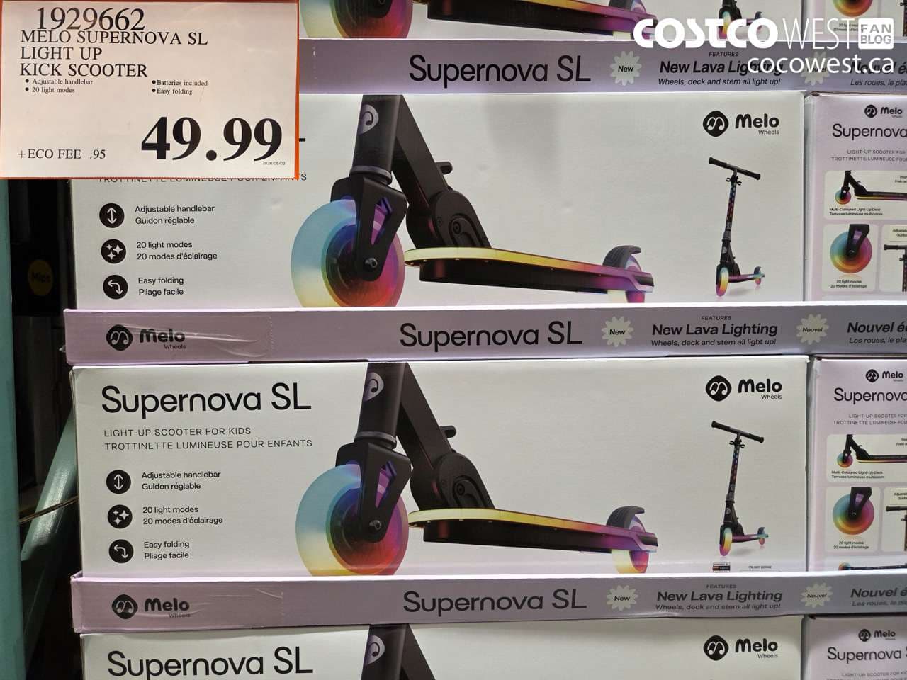 MELO SUPERNOVA SL LIGHT UP KICK SCOOTER