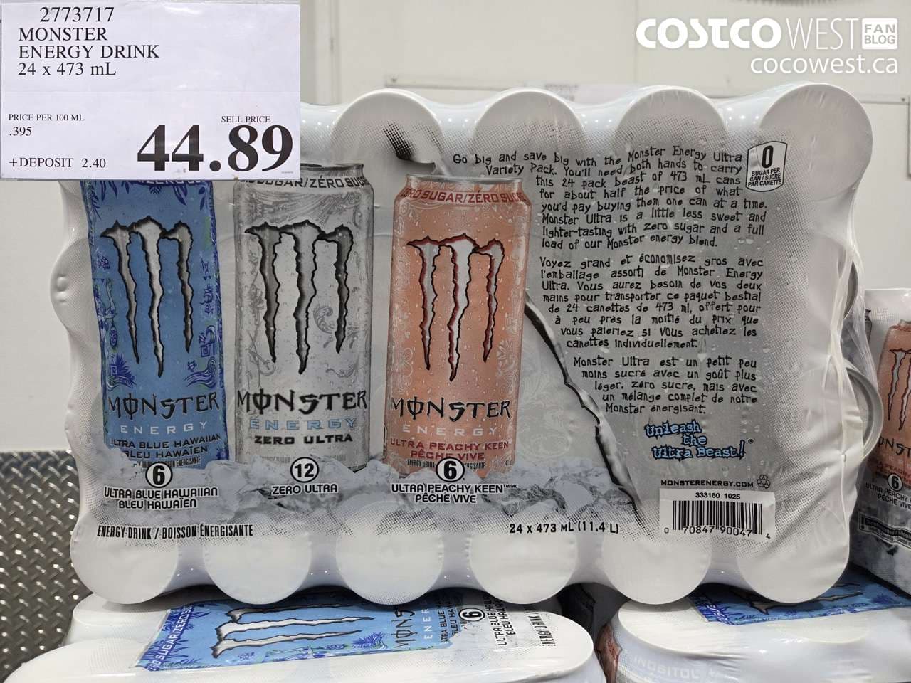 MONSTER ENERGY DRINK 24 X 473 ML