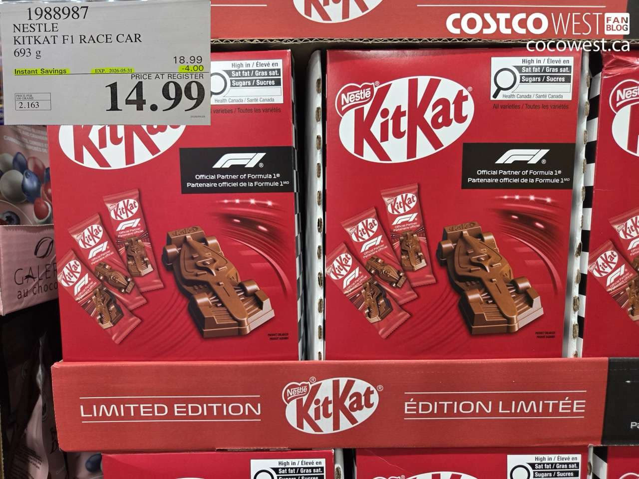 nestle kitkat f1 race car 693 g