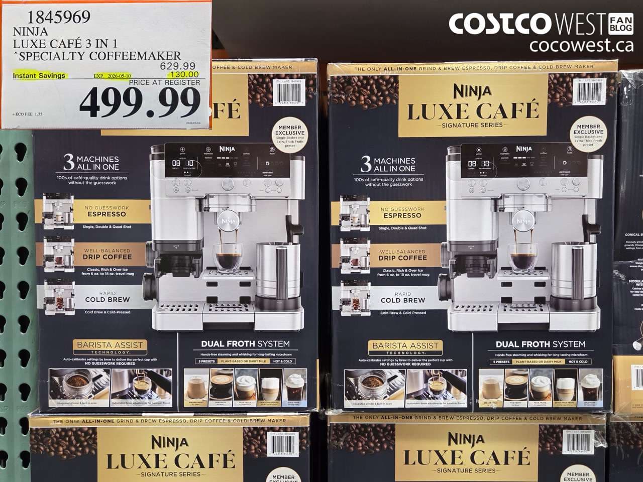 NINJA LUXE CAFE 3 IN 1 SPECIALTY COFFEEMAKER