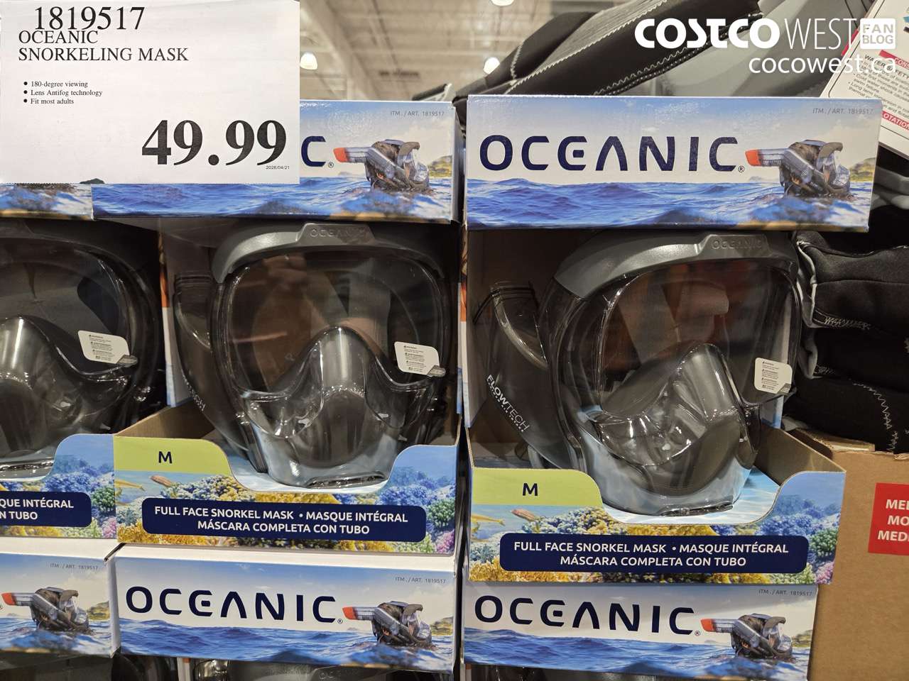 OCEANIC SNORKELING MASK