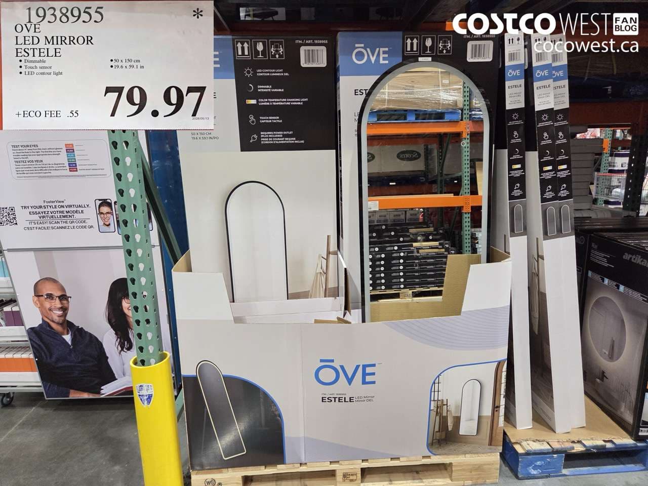 ove led mirror estele