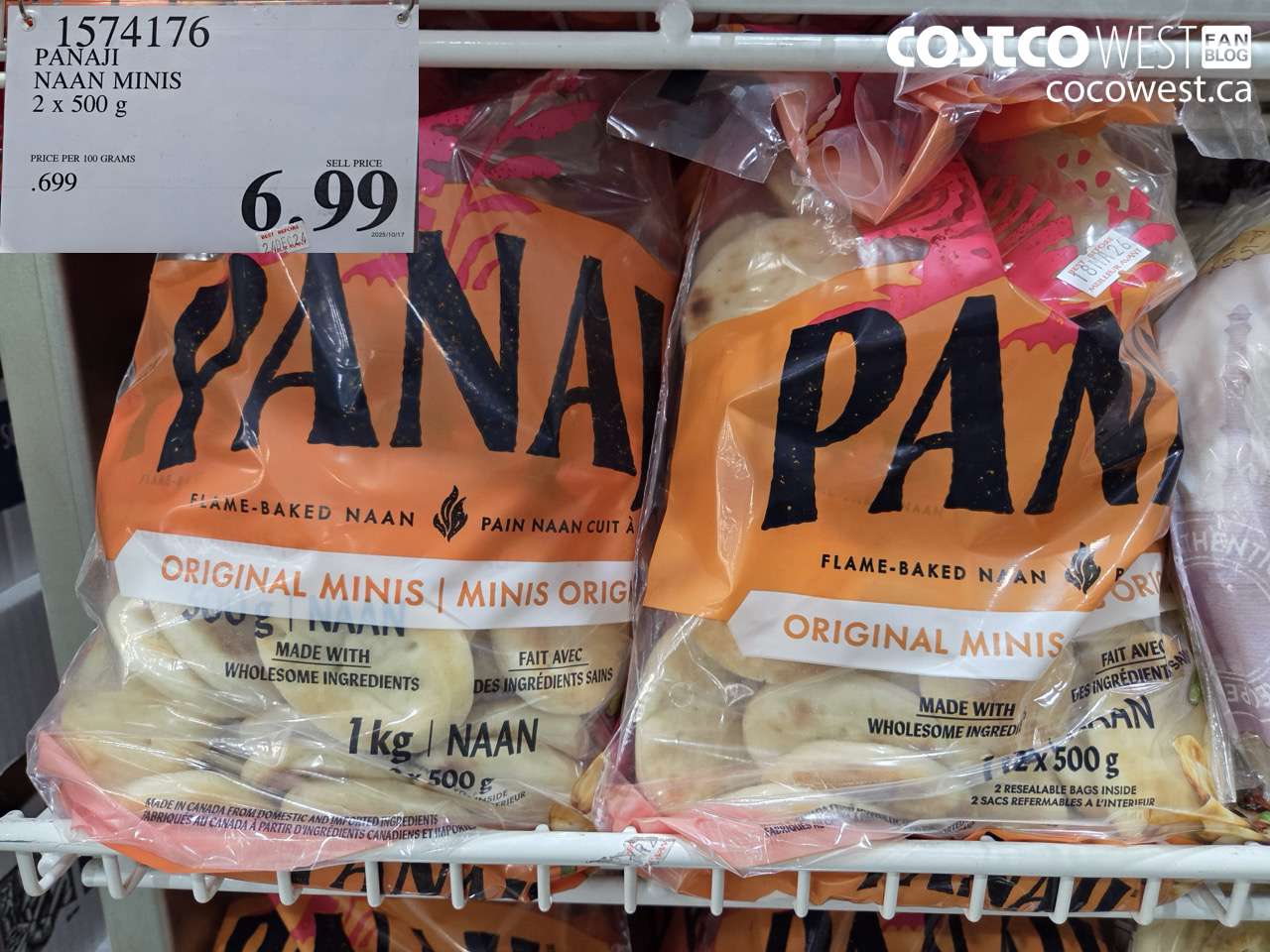 PANAJI NAAN MINIS 2 X 500 G