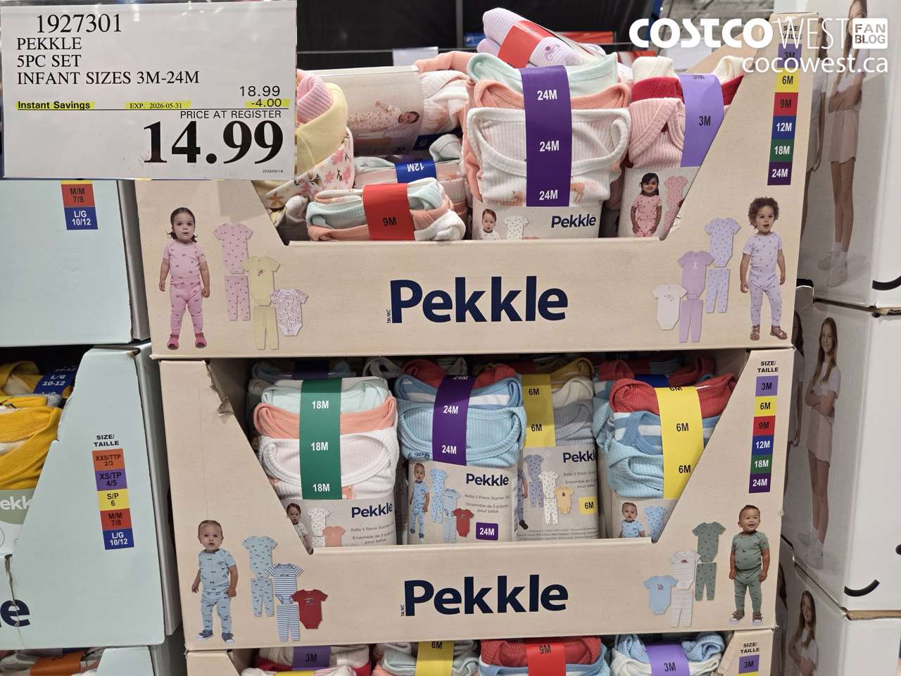 PEKKLE 5PC SET INFANT SIZES 3M-24M
