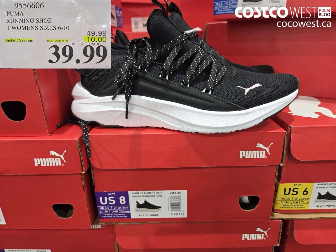 PUMA RUNNING SHOE + WOMENS SIZES 6-10