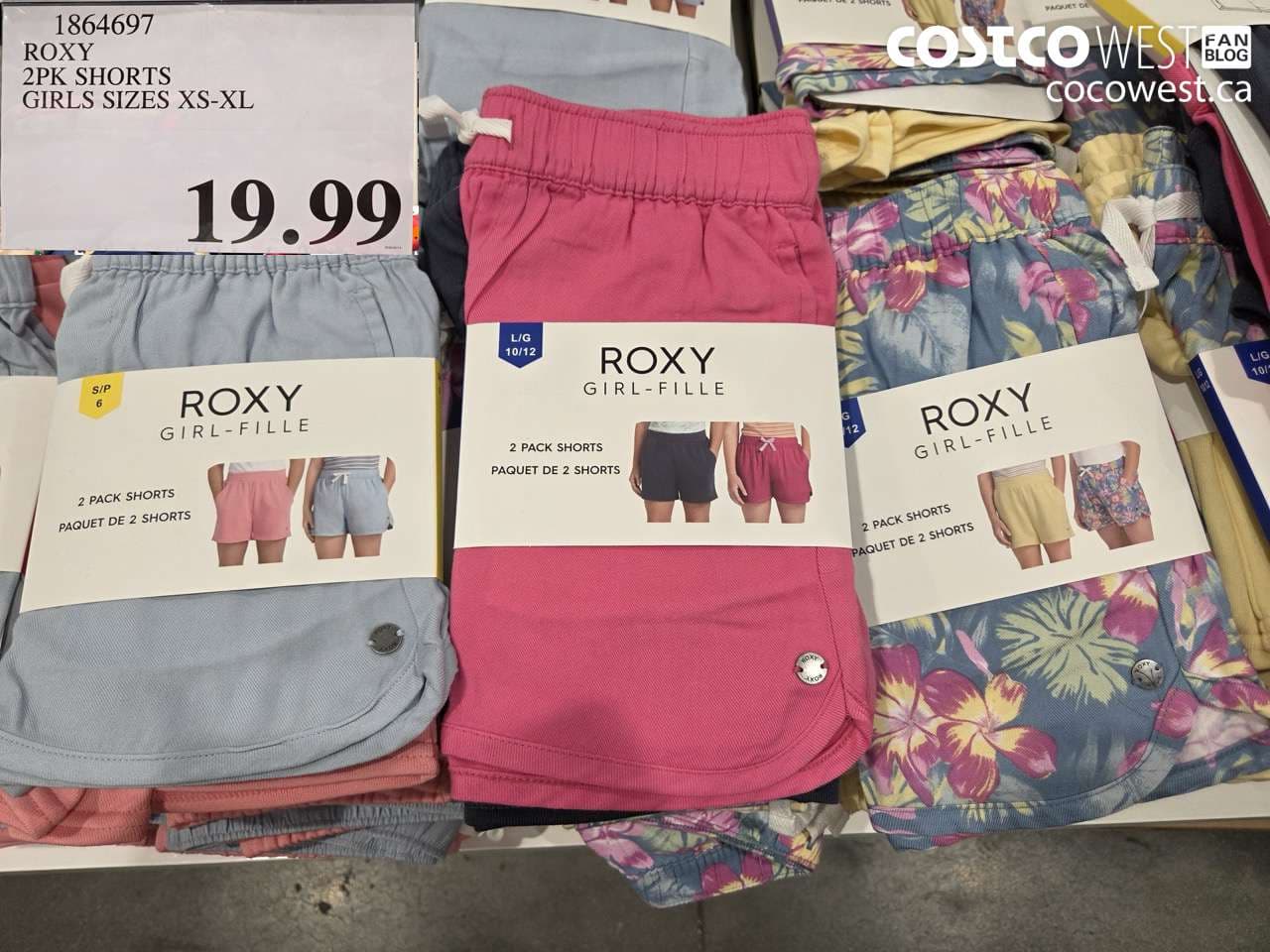 ROXY 2PK SHORTS GIRLS SIZES XS-XL