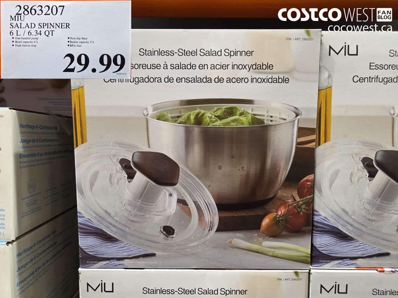 SALAD SPINNER 6 L / 6.34 QT