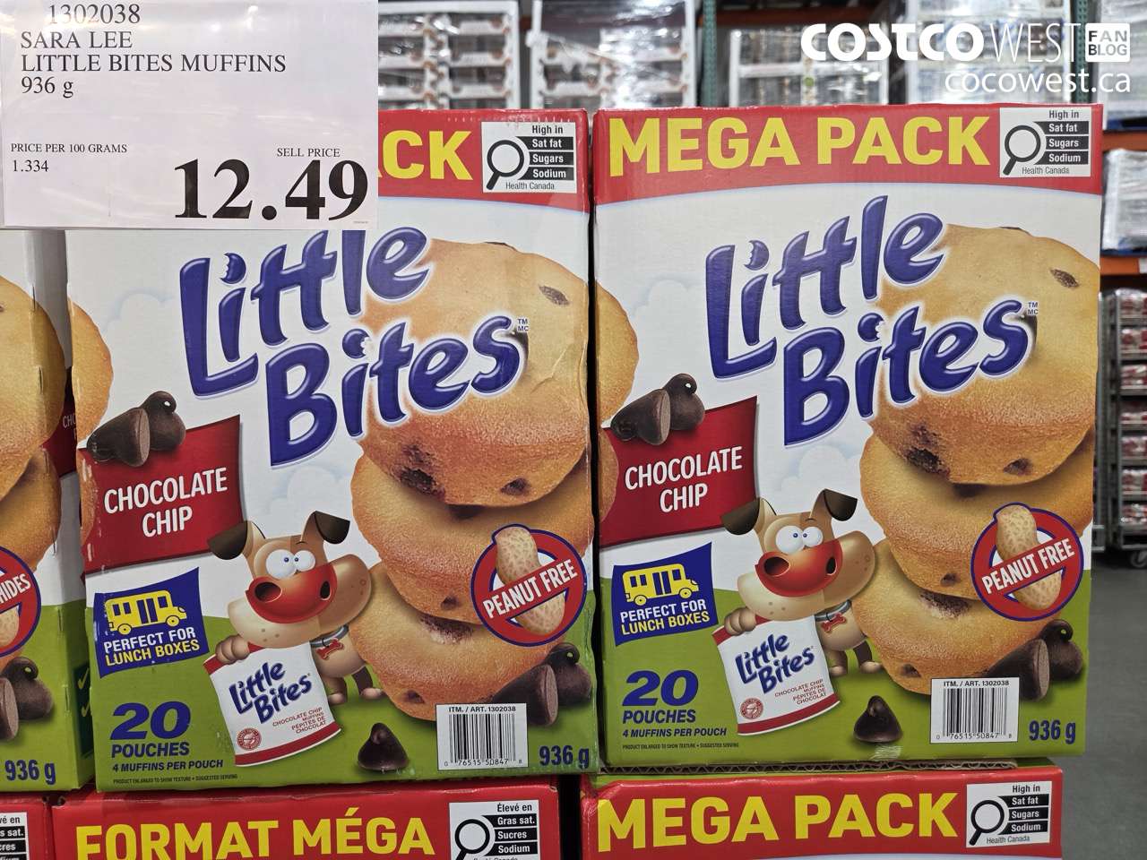 SARA LEE LITTLE BITES MUFFINS 936 G