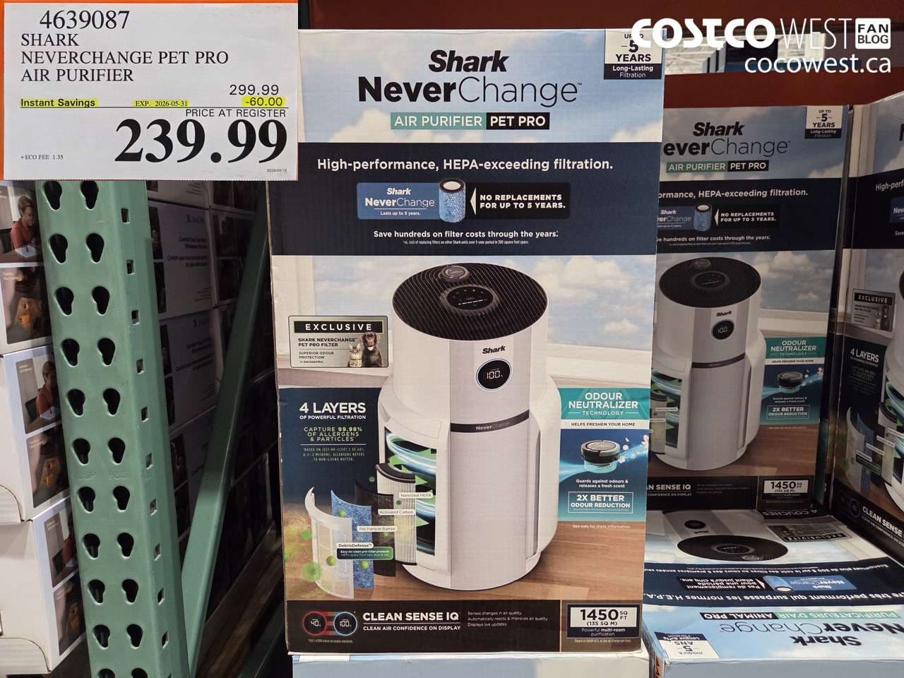 shark neverchange pet pro air purifier