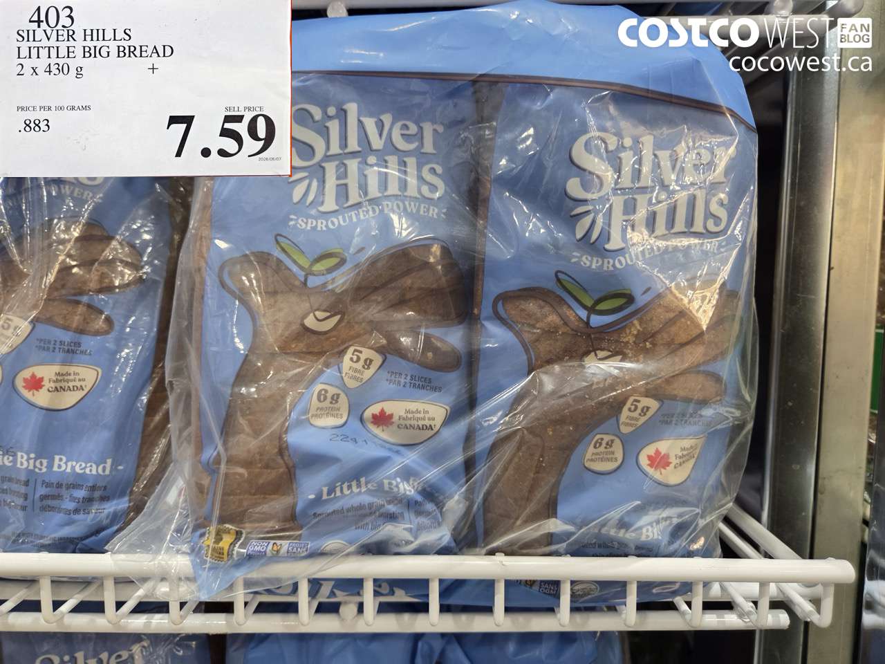 SILVER HILLS LITTLE BIG BREAD 2 X 430 G