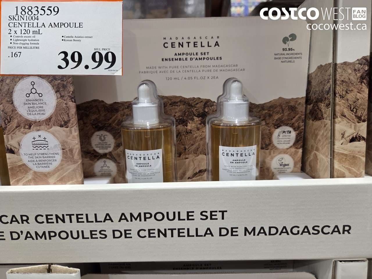 SKIN1004 CENTELLA AMPOULE 2 X 120 ML